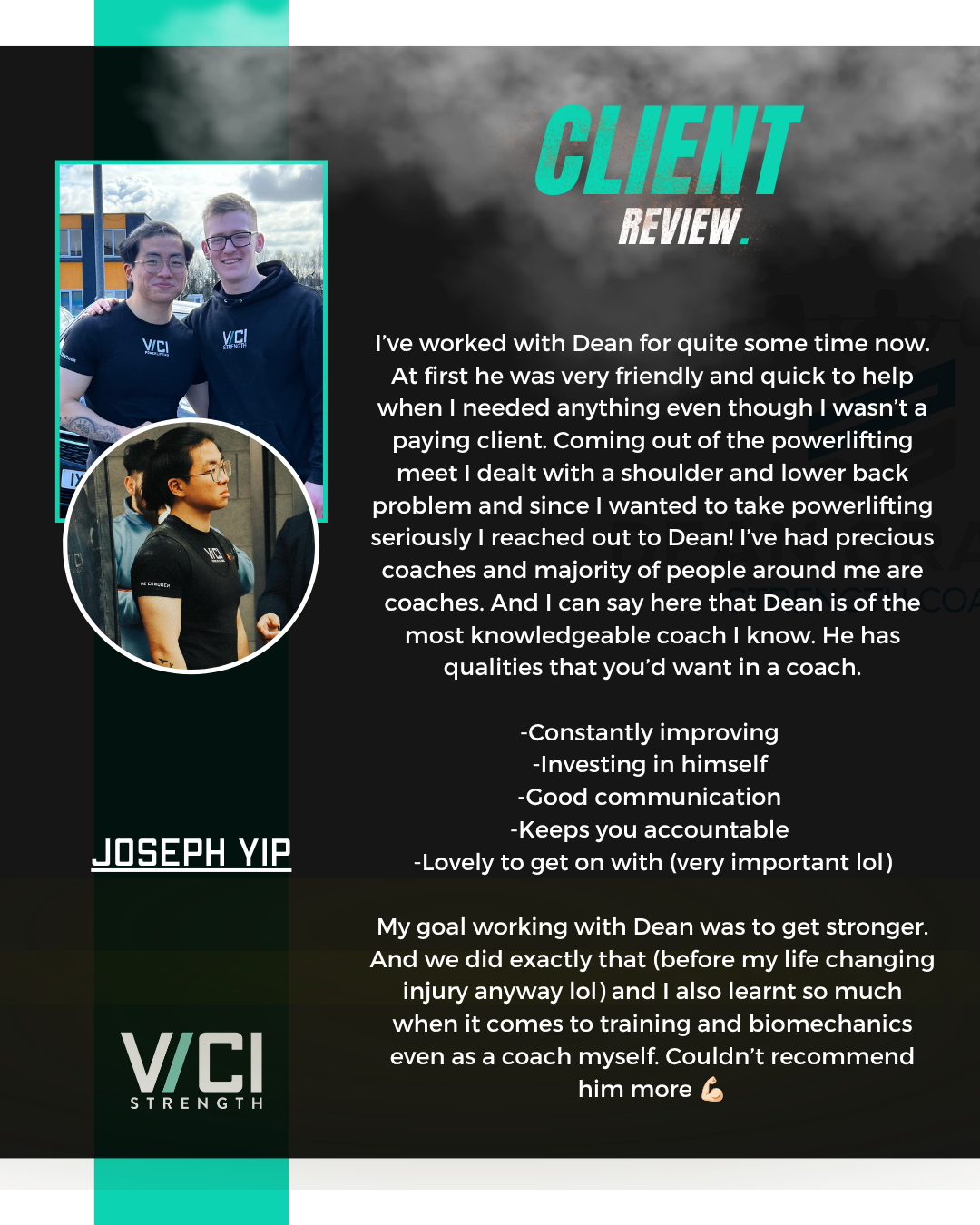 Joseph Yip client review
